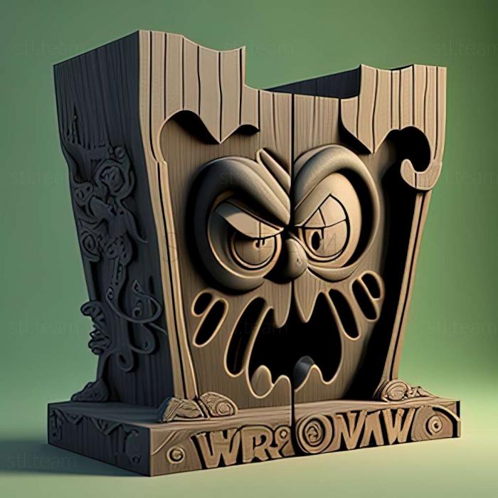 3D model Fairly OddParents Shadow Showdown game (STL)